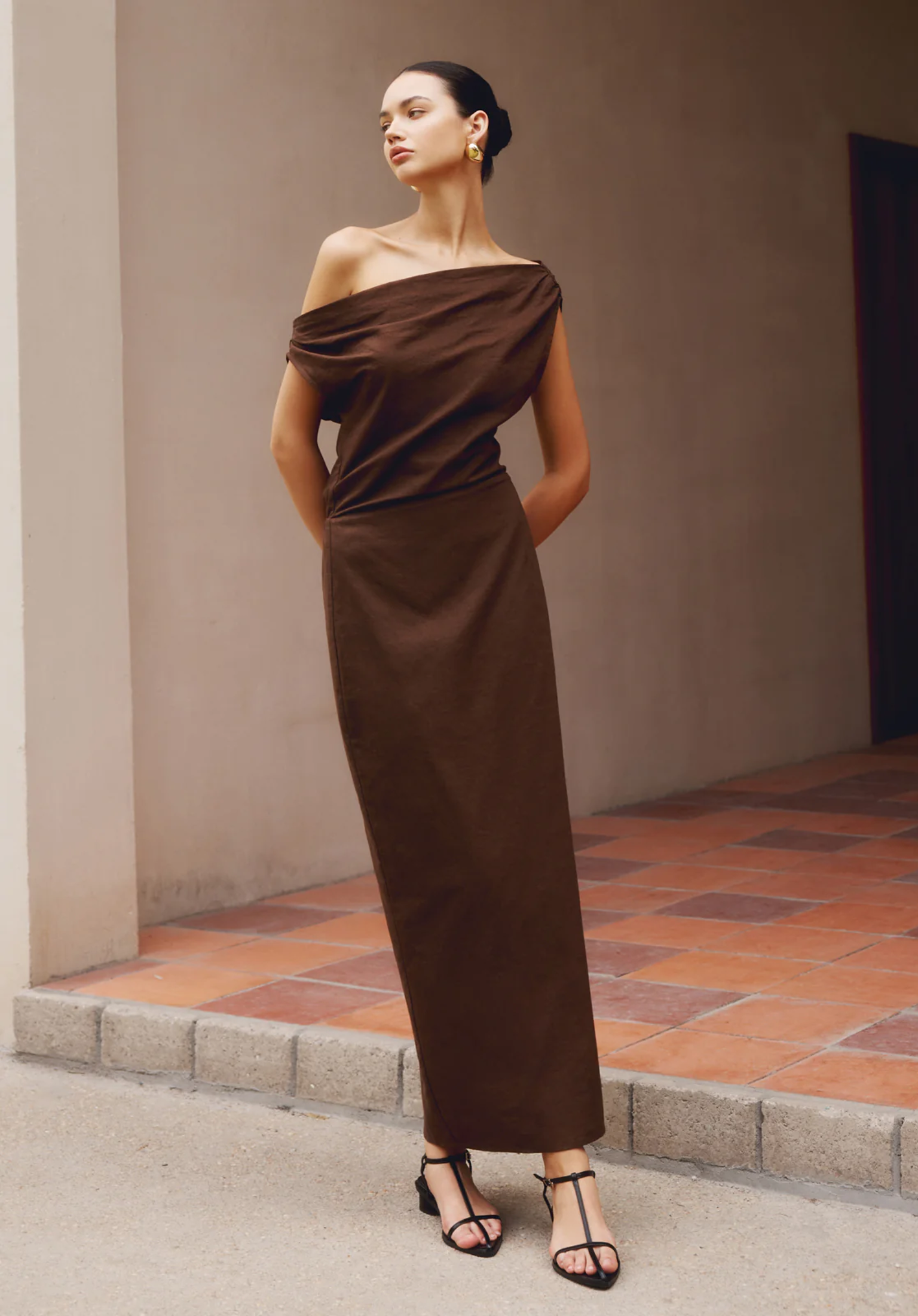 Asymmetrisches Maxikleid